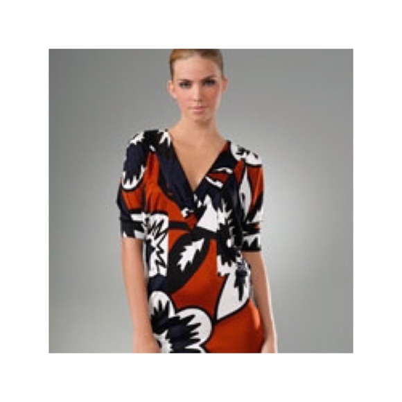 DVF Diane Von Furstenberg Venus Sill Dress Size 6 - Picture 5 of 6